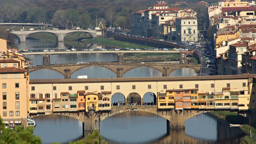 Florencie, nejlepší místo pro milovníky umění, zejména v galeriích Pitti a Uffizi. 